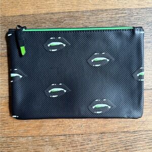 ipsy Vampire Cosmetic Bag Black & Green